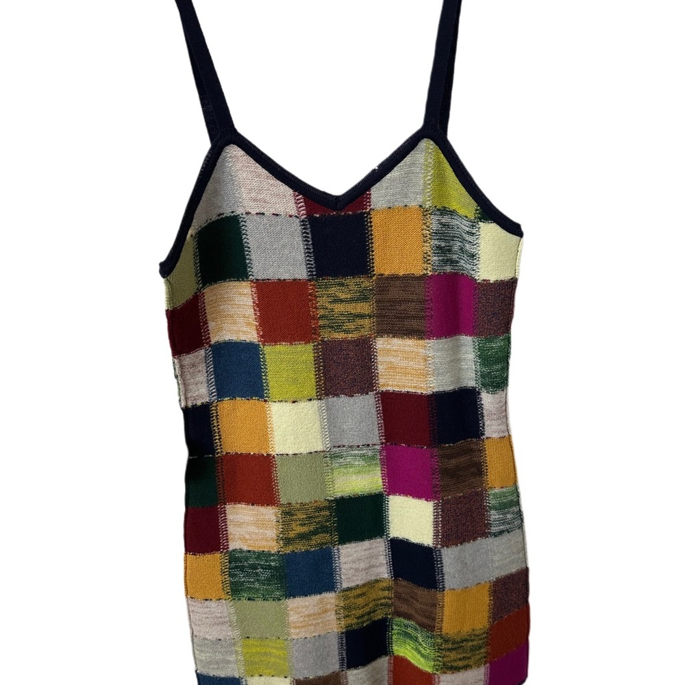 Acne Studios Patchwork Knit Mini Dress - Size S (can fit M) - Picture 4 of 10